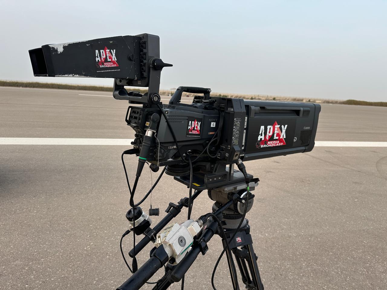 Apex broadcast camera on location
